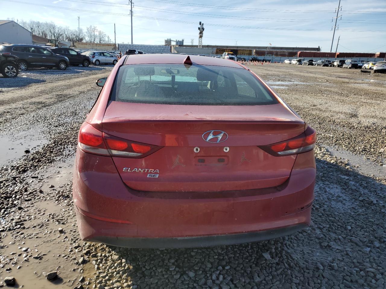 2017 Hyundai Elantra VIN 5NPD74LF5HH206689 Copart auction photo, front end damage thumbnail 6
