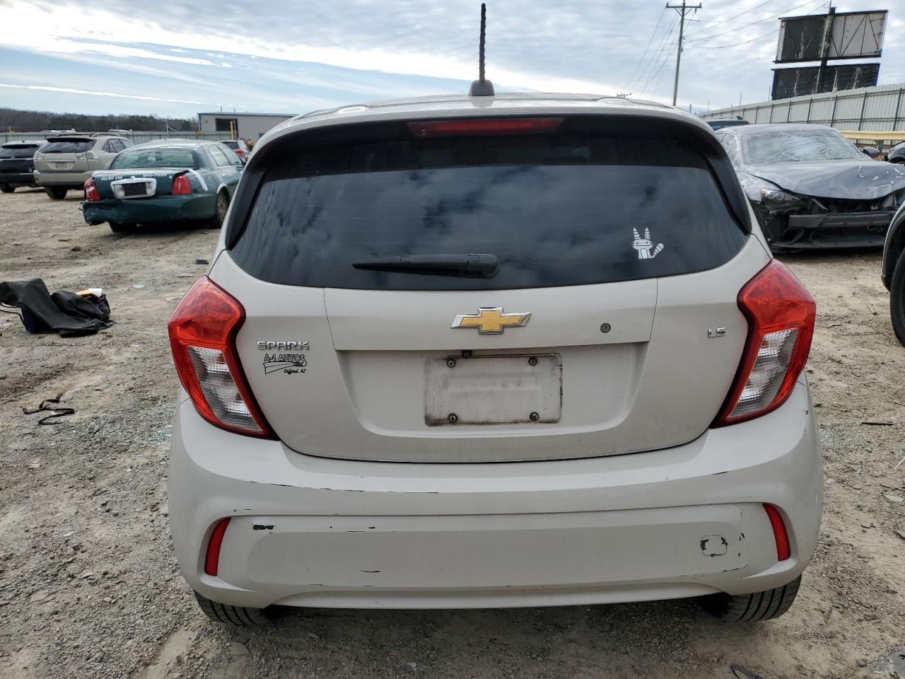 2016 Chevrolet Spark VIN KL8CB6SA5GC622630 Copart auction photo, side damage thumbnail 6