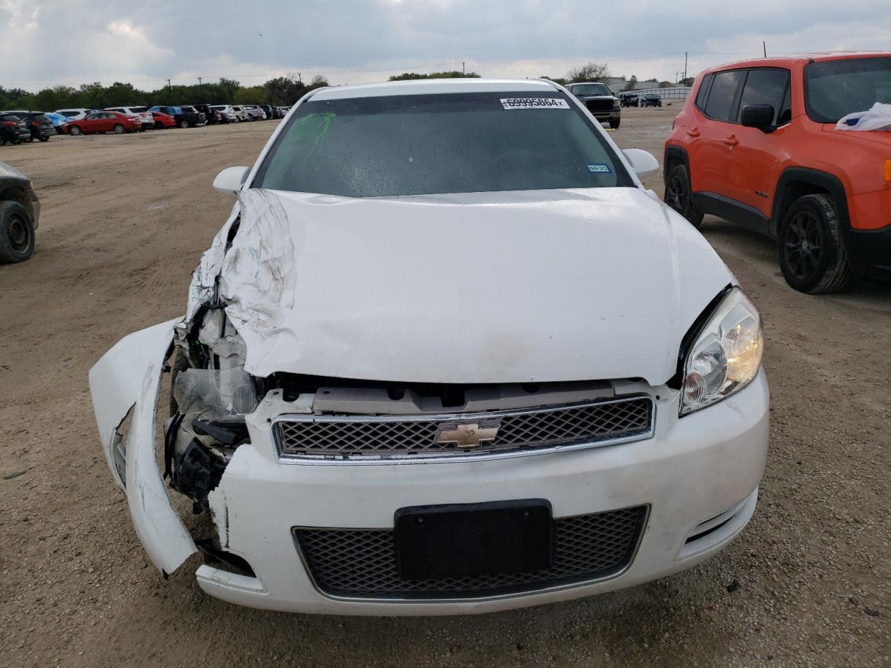 2014 Chevrolet Impala VIN 2G1WA5E32E1188533 Copart auction photo, front end / side damage thumbnail 5