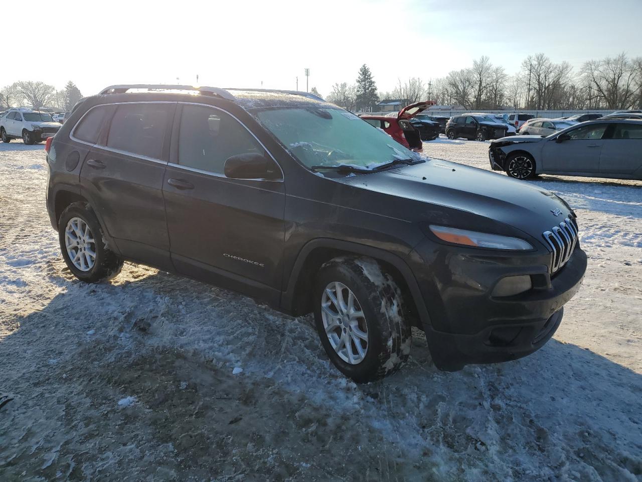 2014 Jeep Grand Cherokee VIN 1C4PJMCS1EW124976 Copart auction photo, front end / minor dent/scratches damage thumbnail 4