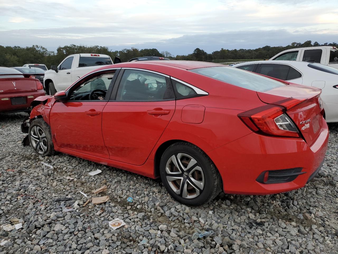 2017 Honda Civic VIN 2HGFC2F52HH532410 Copart auction photo, front end damage thumbnail 2