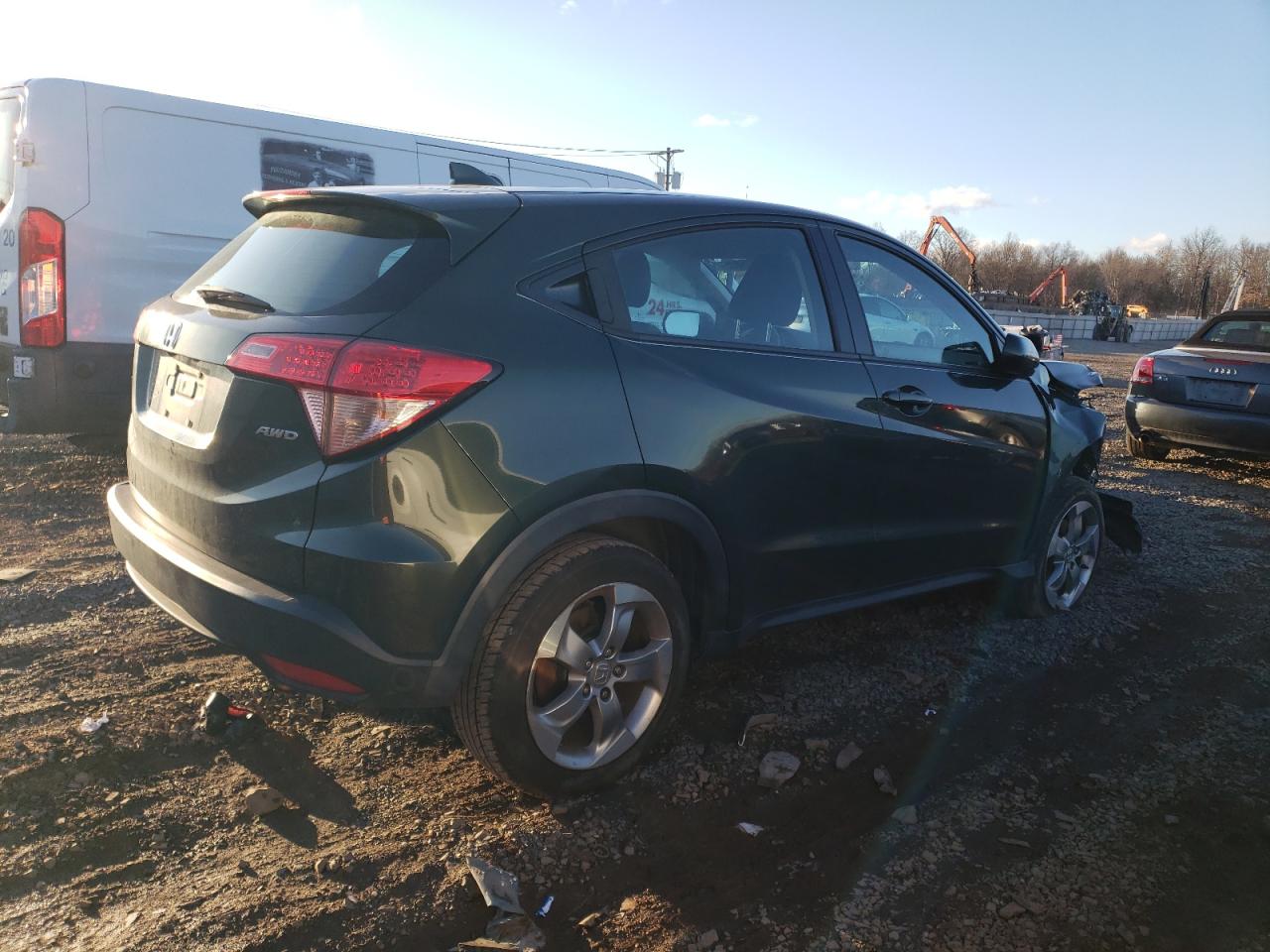 2017 Honda HR-V VIN 3CZRU6H38HG705885 Copart auction photo, front end damage thumbnail 3