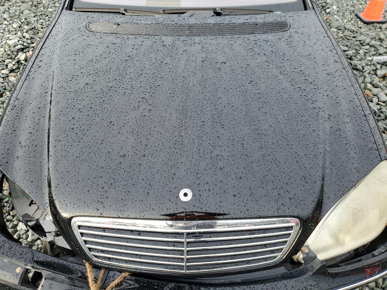 2002 Mercedes-Benz S-klasse VIN WDBNG75J52A289108 Copart auction photo, front end / minor dent/scratches damage thumbnail 11
