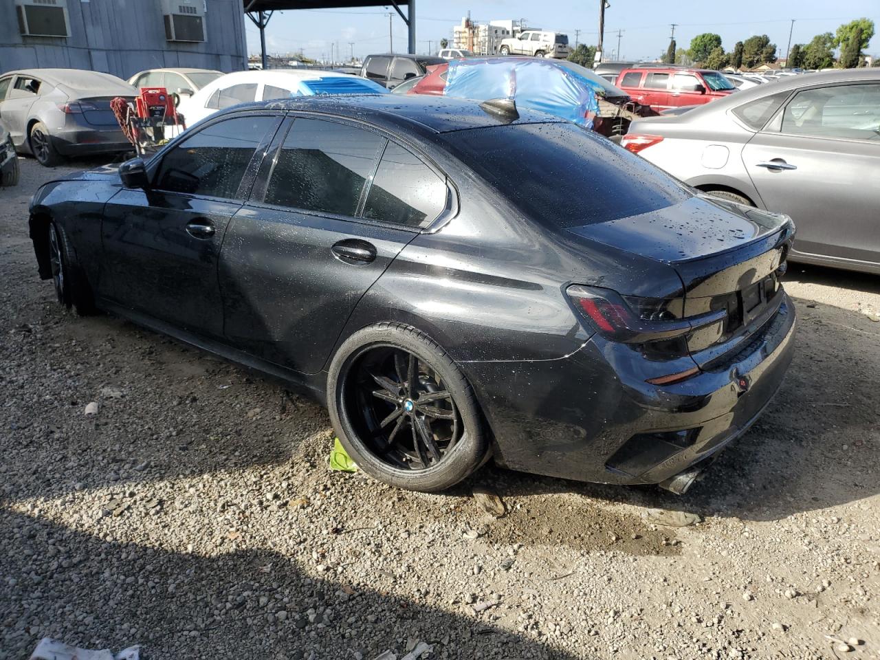 2022 BMW M3 VIN 3MW5U7J08N8C30901 Copart auction photo, front end / side damage thumbnail 2