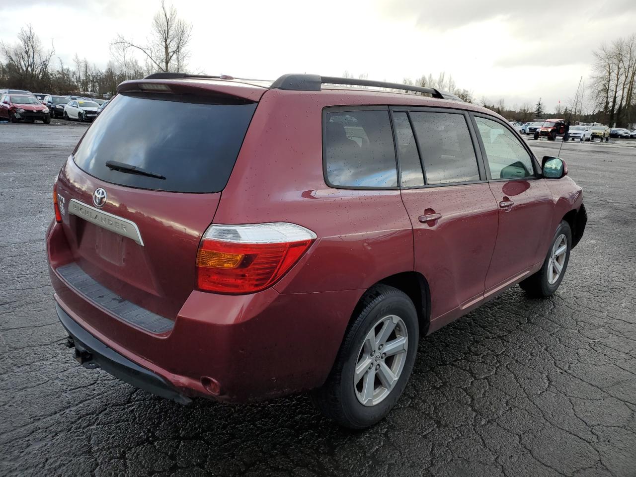 2009 Toyota Highlander VIN JTEDA41A092000252 Copart auction photo, front end damage thumbnail 3