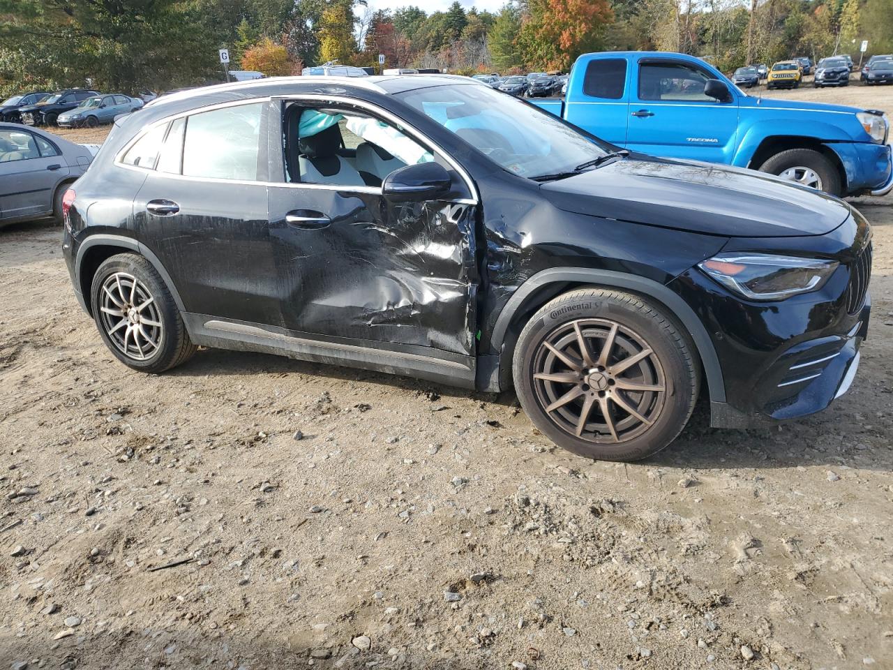 2023 Mercedes-Benz GLA-klasse VIN W1N4N5BB1PJ459078 Copart auction photo, side / front end damage thumbnail 4