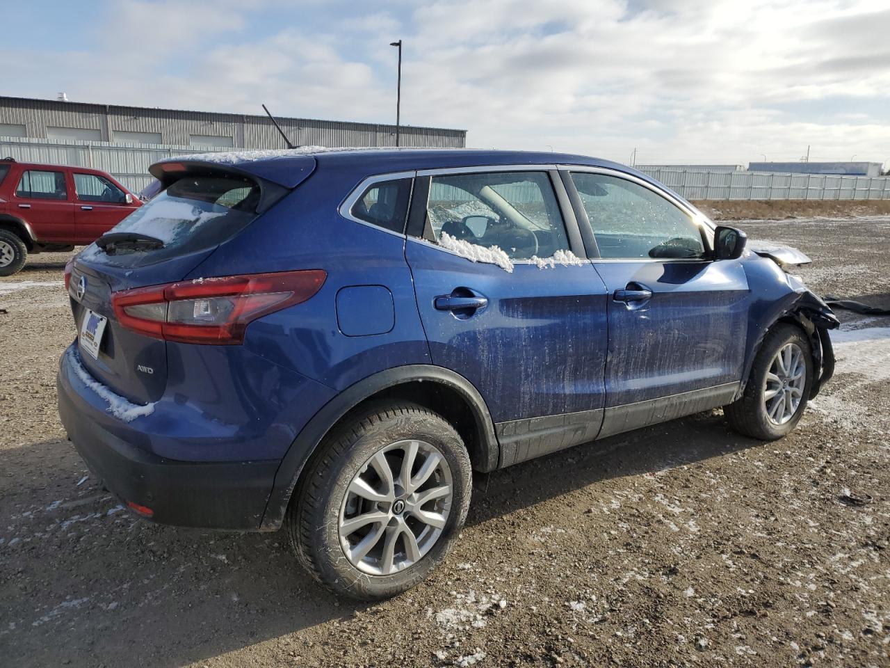 2021 Nissan Rogue VIN JN1BJ1AW6MW434928 Copart auction photo, front end / side damage thumbnail 3