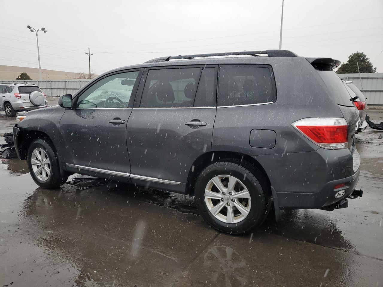 2011 Toyota Highlander VIN 5TDBK3EH5BS057829 Copart auction photo, front end damage thumbnail 2