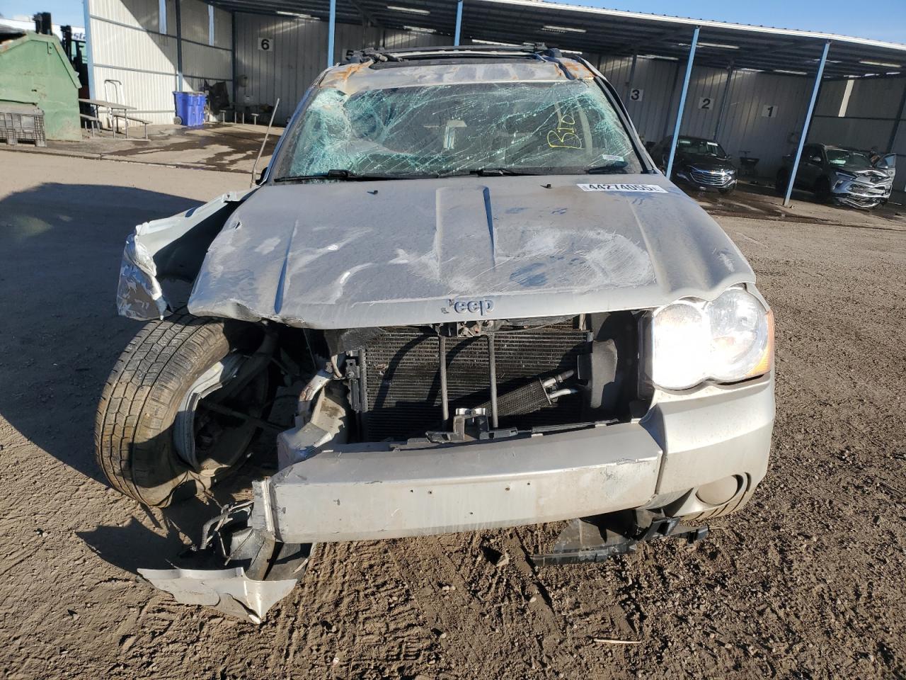 2008 Jeep Grand Cherokee VIN 1J8GR48K88C199772 Copart auction photo, rollover / side damage thumbnail 5