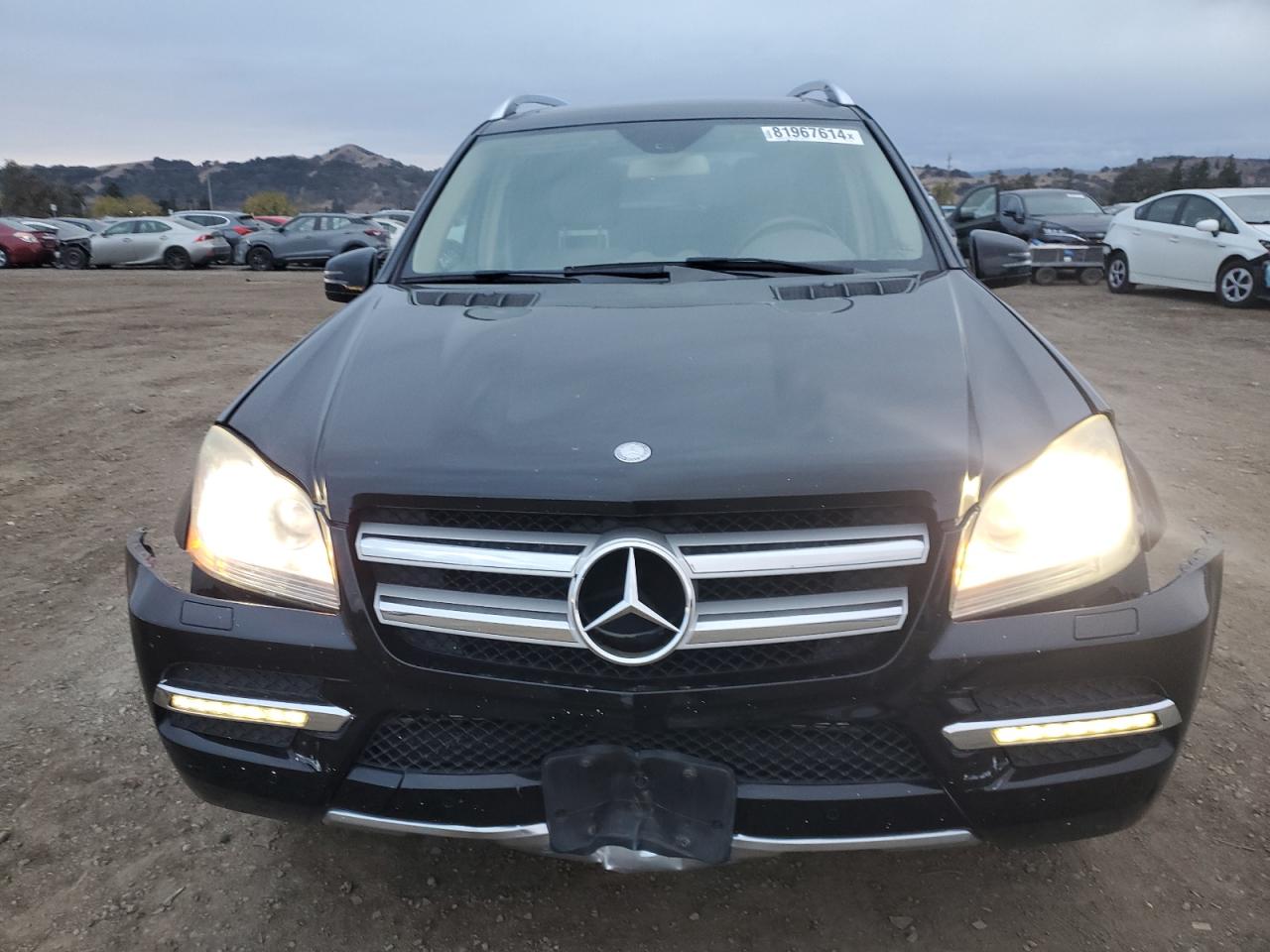 2012 Mercedes-Benz GL-klasse VIN 4JGBF7BE3CA787819 Copart auction photo, front end damage thumbnail 5