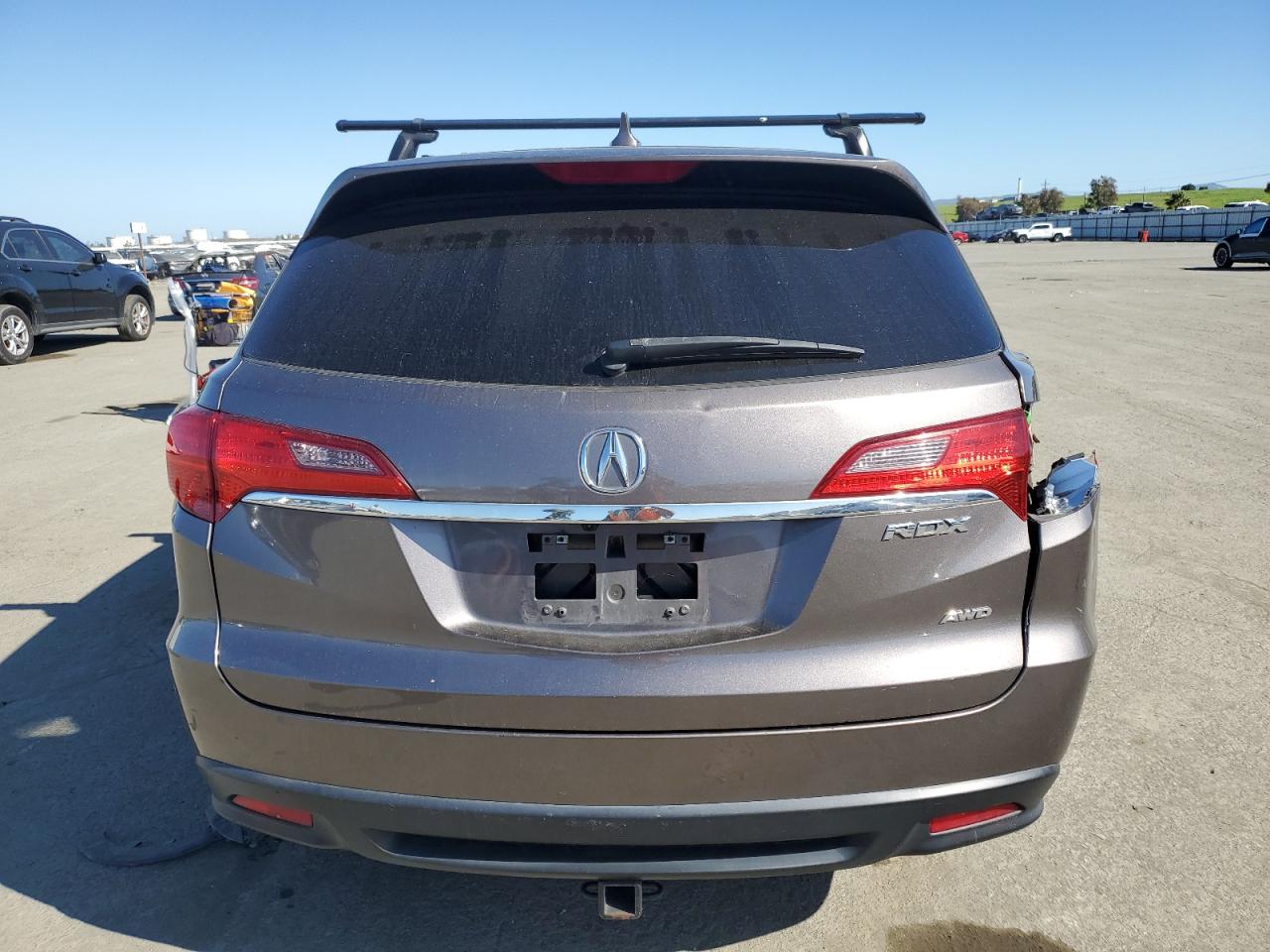 2013 Acura RDX VIN 5J8TB4H5XDL016100 Copart auction photo, rear end / side damage thumbnail 6