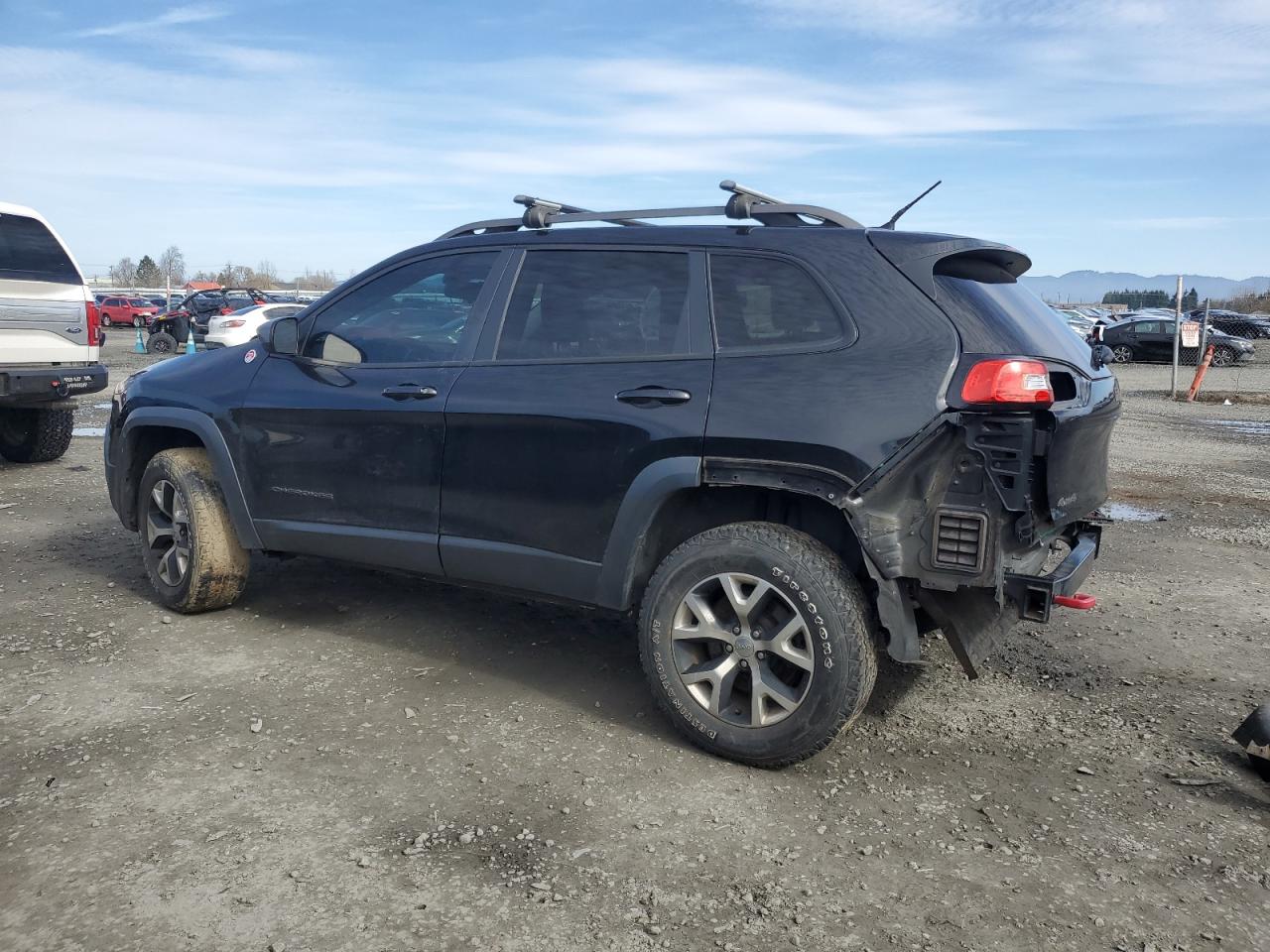 2014 Jeep Cherokee VIN 1C4PJMBS9EW159993 Copart auction photo, rear end damage thumbnail 2