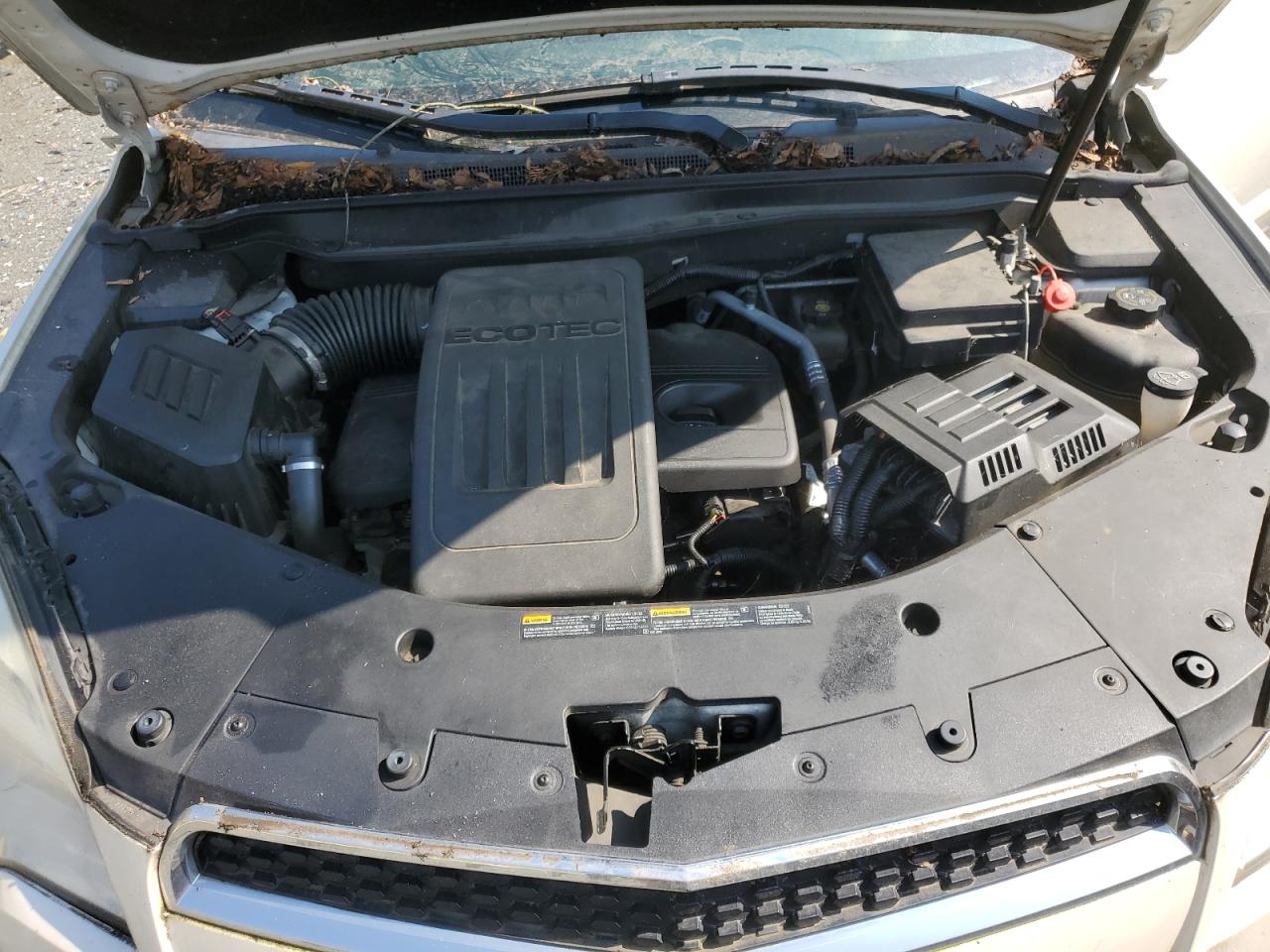 2013 Chevrolet Equinox VIN 1GNALDEK2DZ117813 Copart auction photo, front end / mechanical damage thumbnail 12