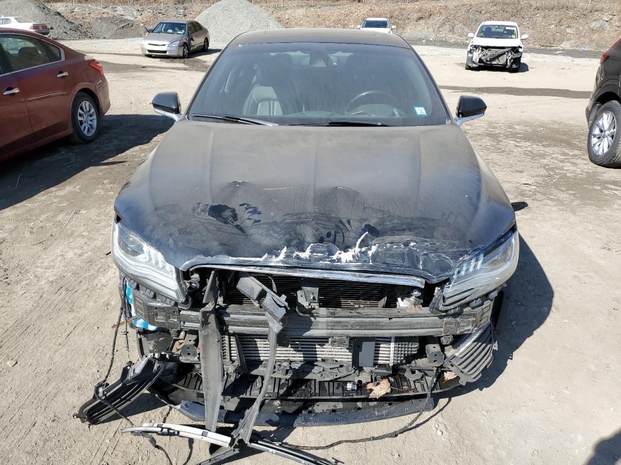 2018 Lincoln MKZ VIN 3LN6L5D91JR629383 Copart auction photo, front end / minor dent/scratches damage thumbnail 5