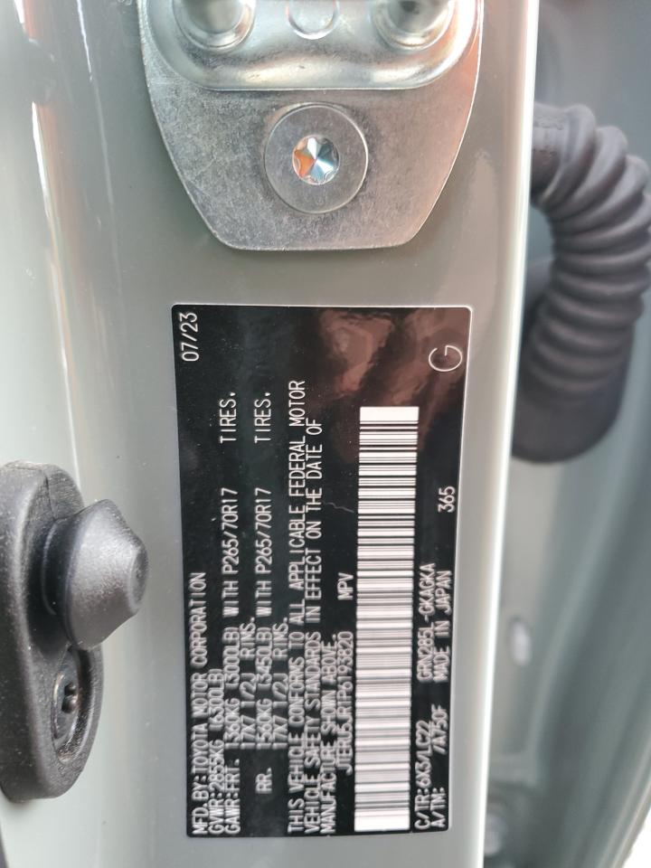 2023 Toyota 4Runner VIN JTERU5JR1P6193820 Copart auction photo, front end damage thumbnail 16