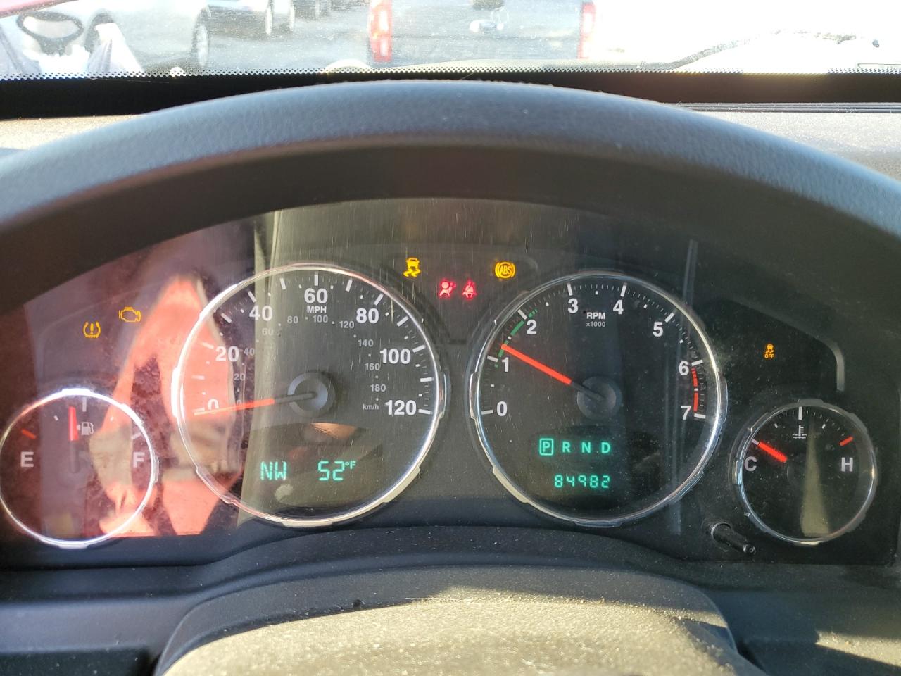 2012 Jeep Liberty (North America) VIN 1C4PJMAK5CW104455 Copart auction photo, front end / side damage thumbnail 9