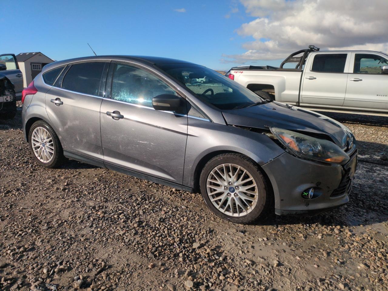 2014 Ford Focus VIN 1FADP3N28EL168537 Copart auction photo, front end damage thumbnail 4