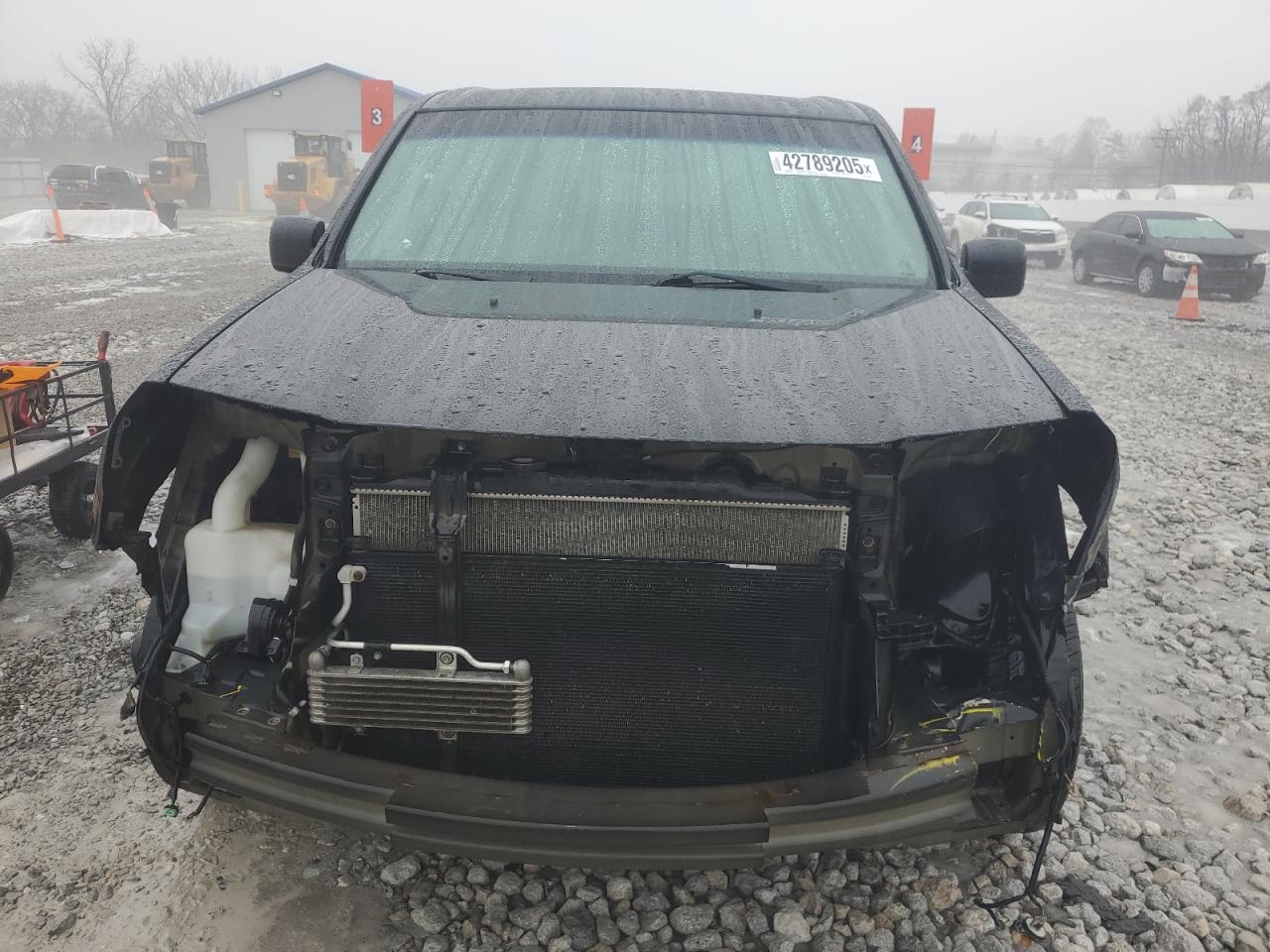 2012 Honda Pilot VIN 5FNYF4H57CB042969 Copart auction photo, front end / undercarriage damage thumbnail 5