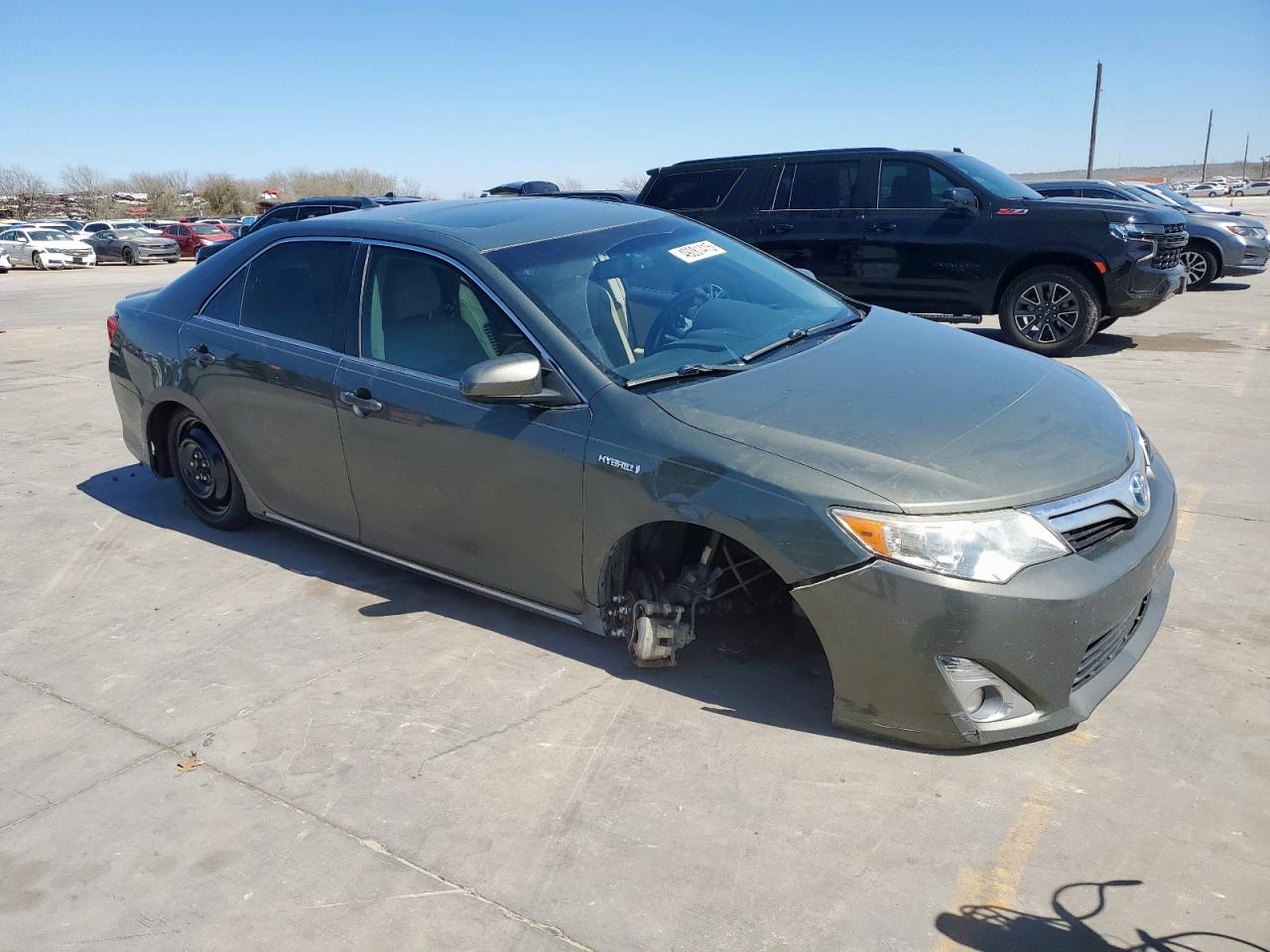 2013 Toyota Camry VIN 4T1BD1FK9DU070442 Copart auction photo, front end damage thumbnail 4