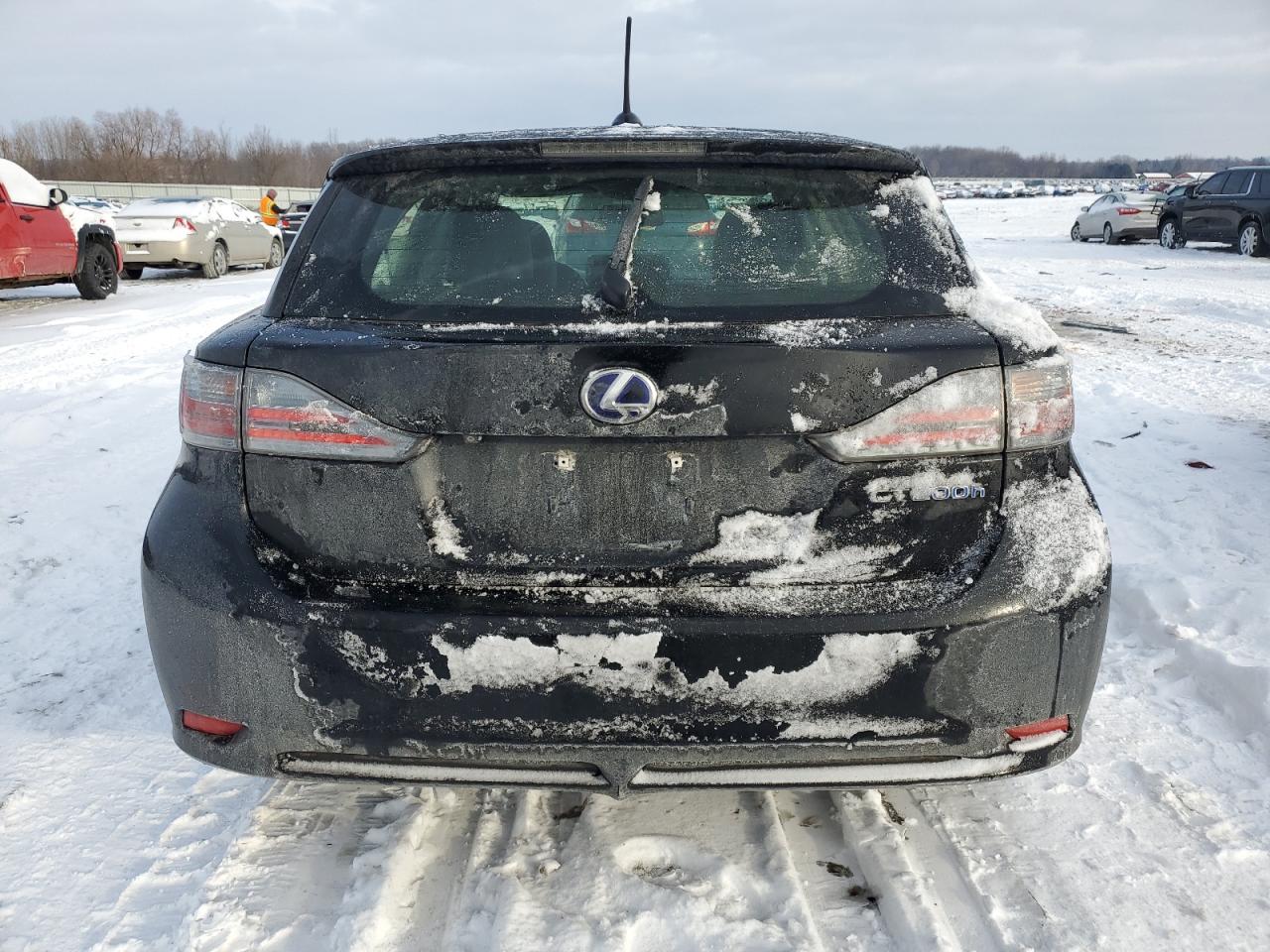 2012 Lexus CT VIN JTHKD5BH0C2102418 Copart auction photo, side / front end damage thumbnail 6