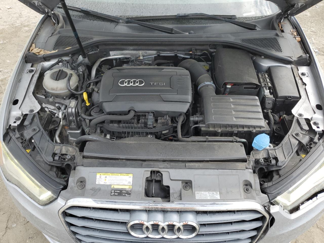 2015 Audi A3 VIN WAUCCGFF3F1058225 Copart auction photo, side / front end damage thumbnail 11