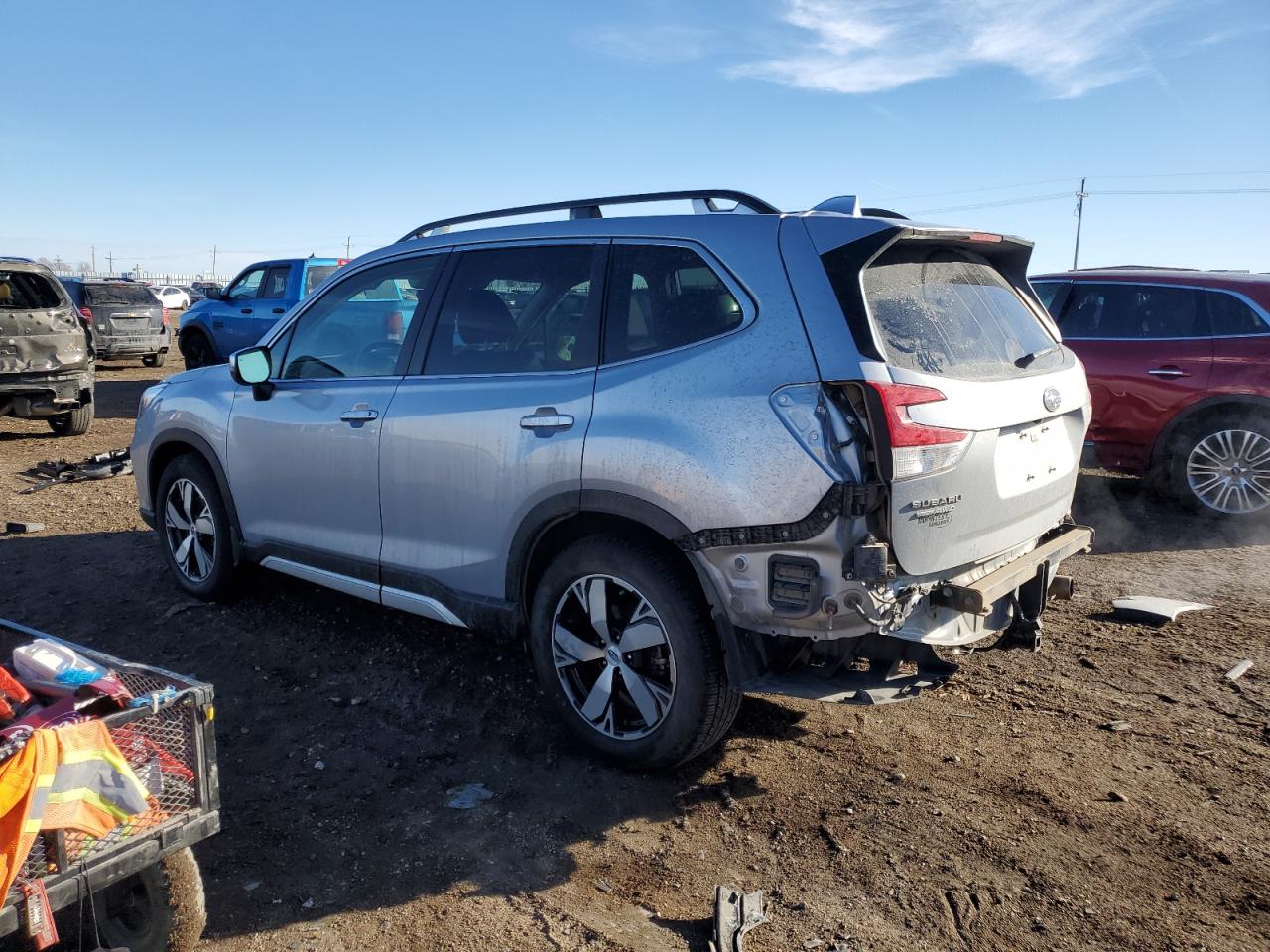 2020 Subaru Forester VIN JF2SKAXC5LH422278 Copart auction photo, all over / hail damage thumbnail 2
