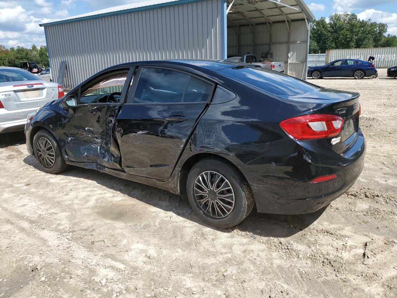 2017 Chevrolet Cruze VIN 1G1BC5SM4H7250575 Copart auction photo, side damage thumbnail 2