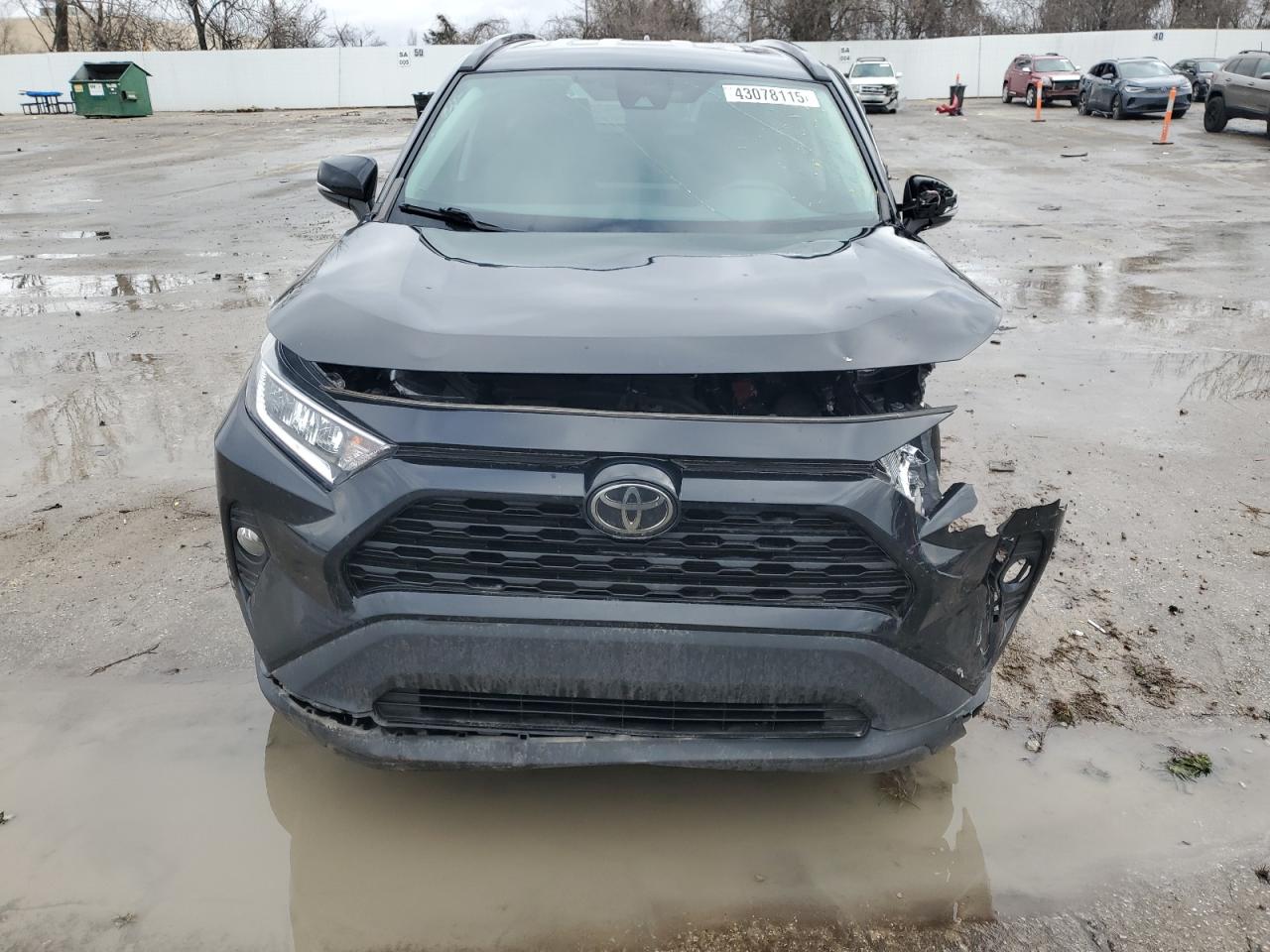 2020 Toyota RAV 4 VIN 2T3P1RFV3LC099076 Copart auction photo, front end / side damage thumbnail 5
