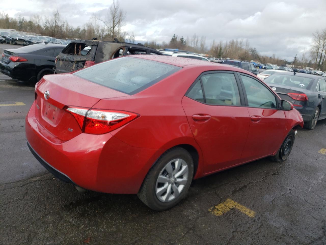 2016 Toyota Corolla VIN 2T1BURHE2GC619555 Copart auction photo, front end damage thumbnail 3