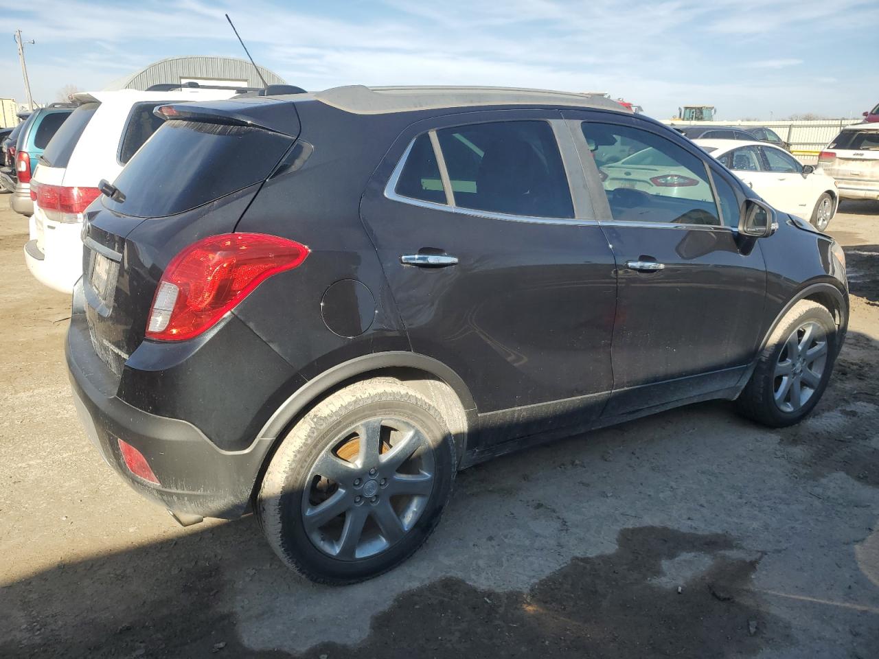 2016 Buick Encore VIN KL4CJCSB6GB714119 Copart auction photo, front end / side damage thumbnail 3