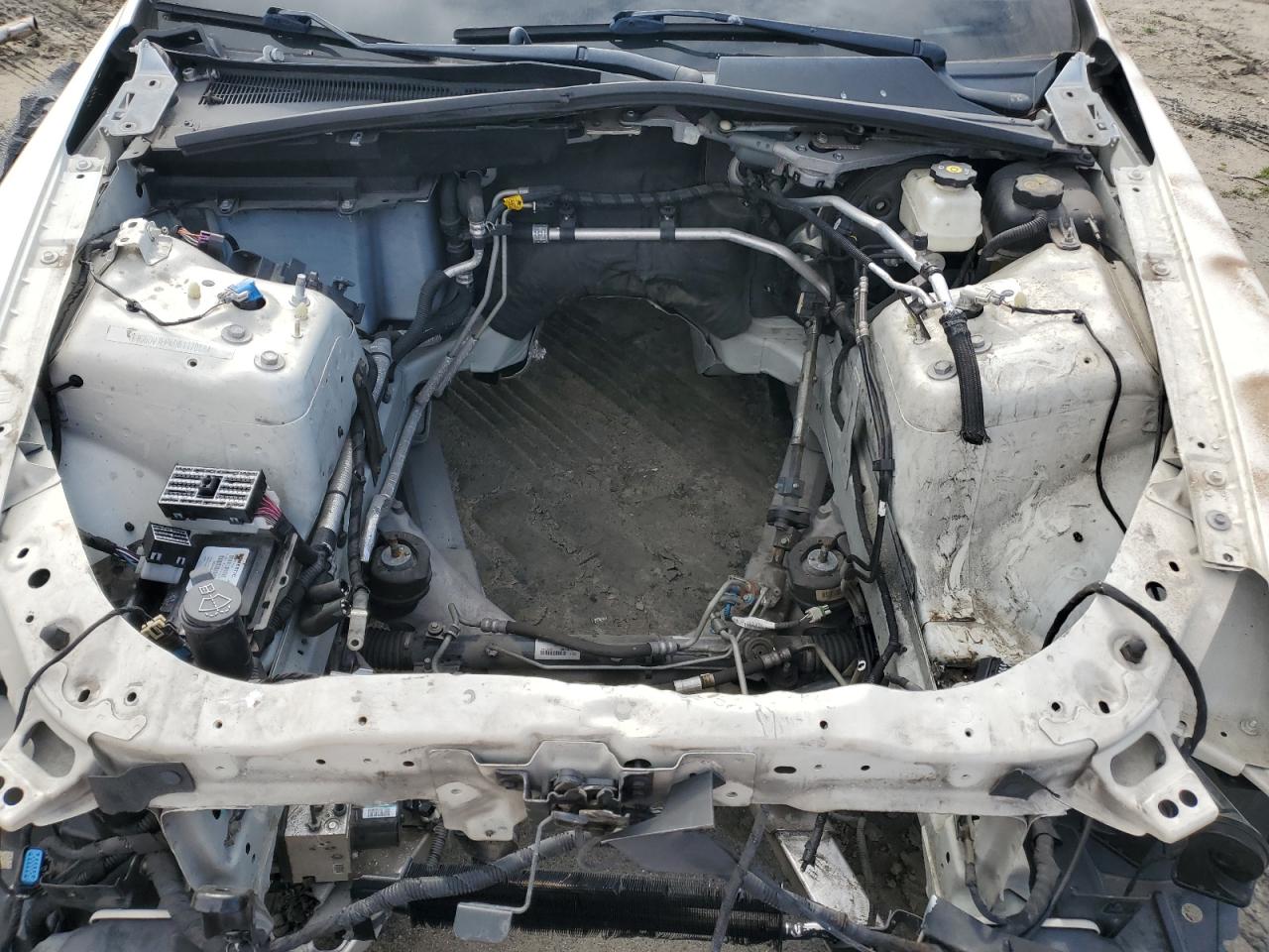 2013 Cadillac CTS VIN 1G6DV1EP4D0117068 Copart auction photo, stripped / vandalism damage thumbnail 11