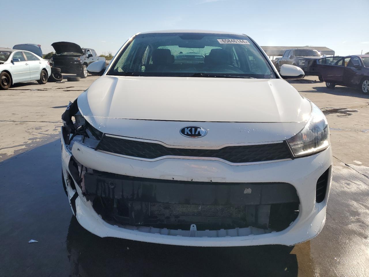 2019 KIA Rio VIN 3KPA24AB0KE233294 Copart auction photo, all over damage thumbnail 5
