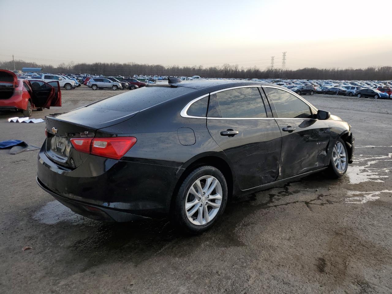 2018 Chevrolet Malibu VIN 1G1ZD5STXJF180384 Copart auction photo, front end / all over damage thumbnail 3