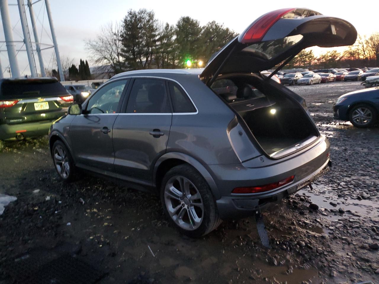 2016 Audi Q3 VIN WA1GFCFS0GR022670 Copart auction photo, rear end damage thumbnail 2