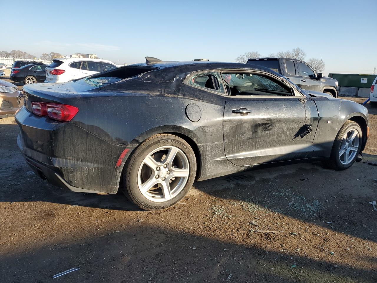 2020 Chevrolet Camaro VIN 1G1FB1RX9L0114280 Copart auction photo, all over damage thumbnail 3