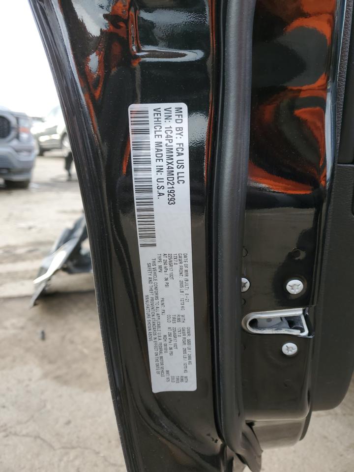 2021 Jeep Grand Cherokee VIN 1C4PJMMX4MD219293 Copart auction photo, front end damage thumbnail 14