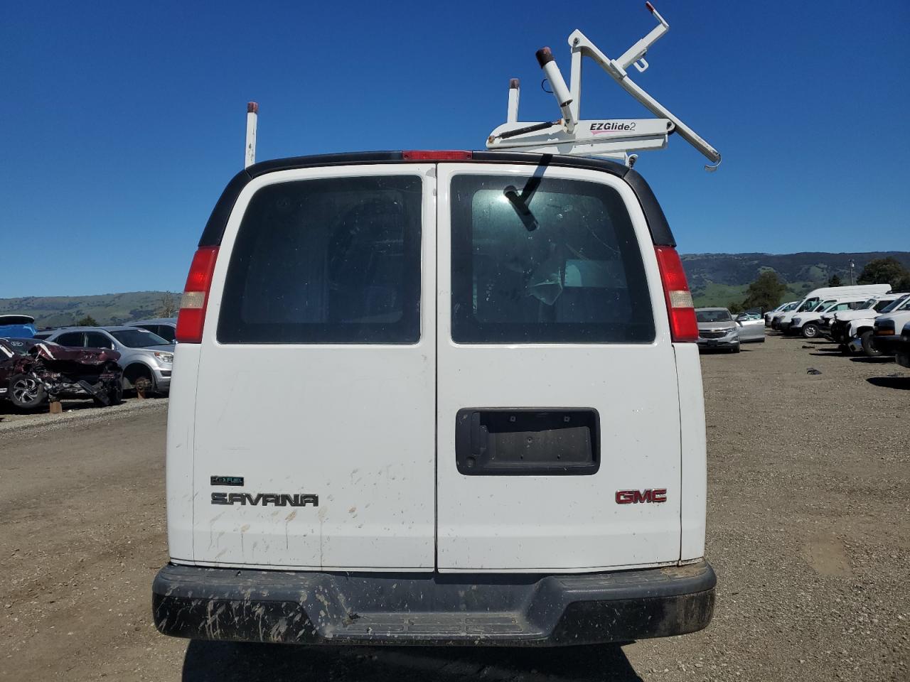 2010 GMC Savana VIN 1GTZGFBA7A1160173 Copart auction photo, front end / side damage thumbnail 6