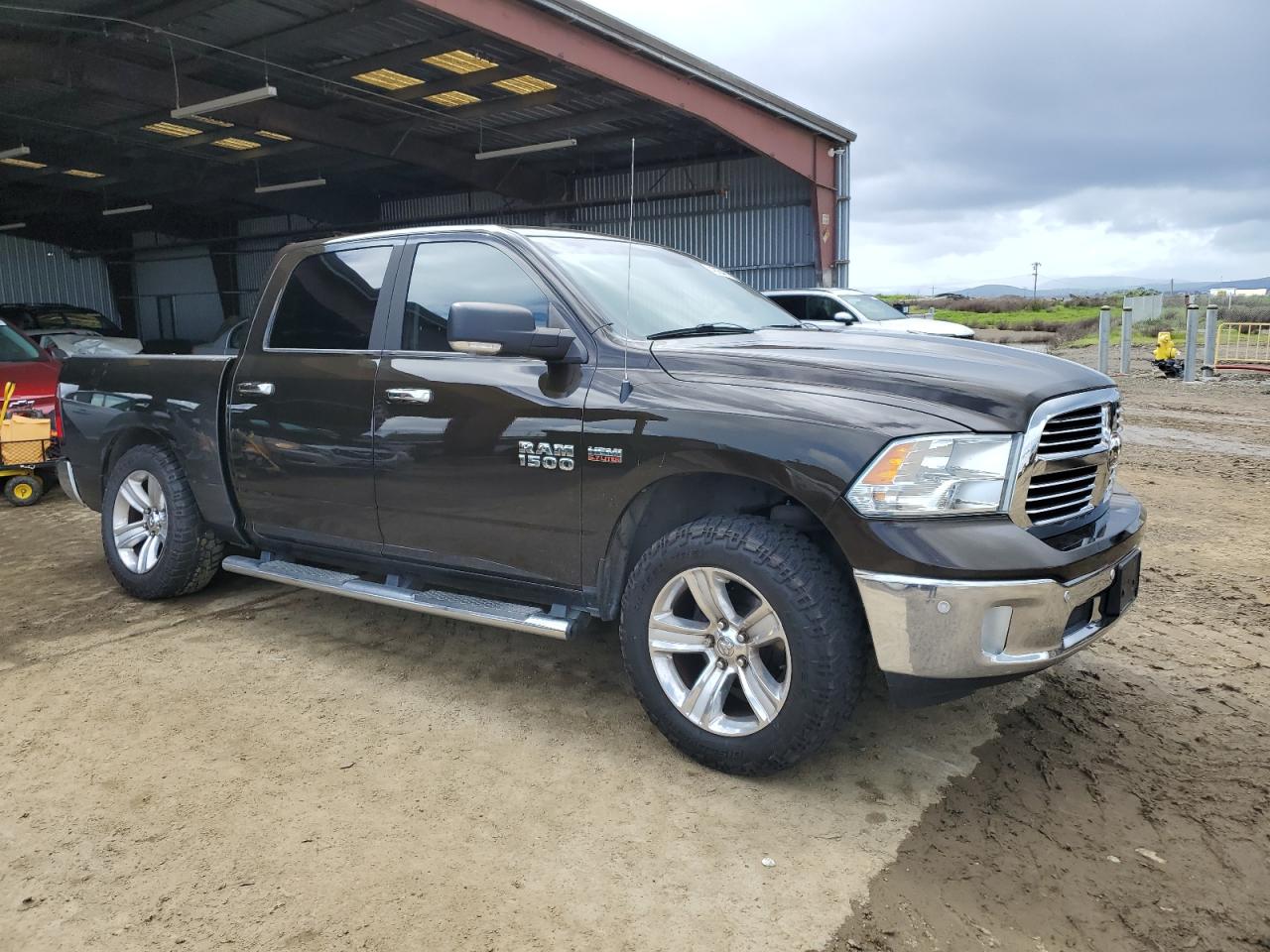 2014 RAM 1500 VIN 1C6RR7LT9ES421259 Copart auction photo, undercarriage / rear end damage thumbnail 4