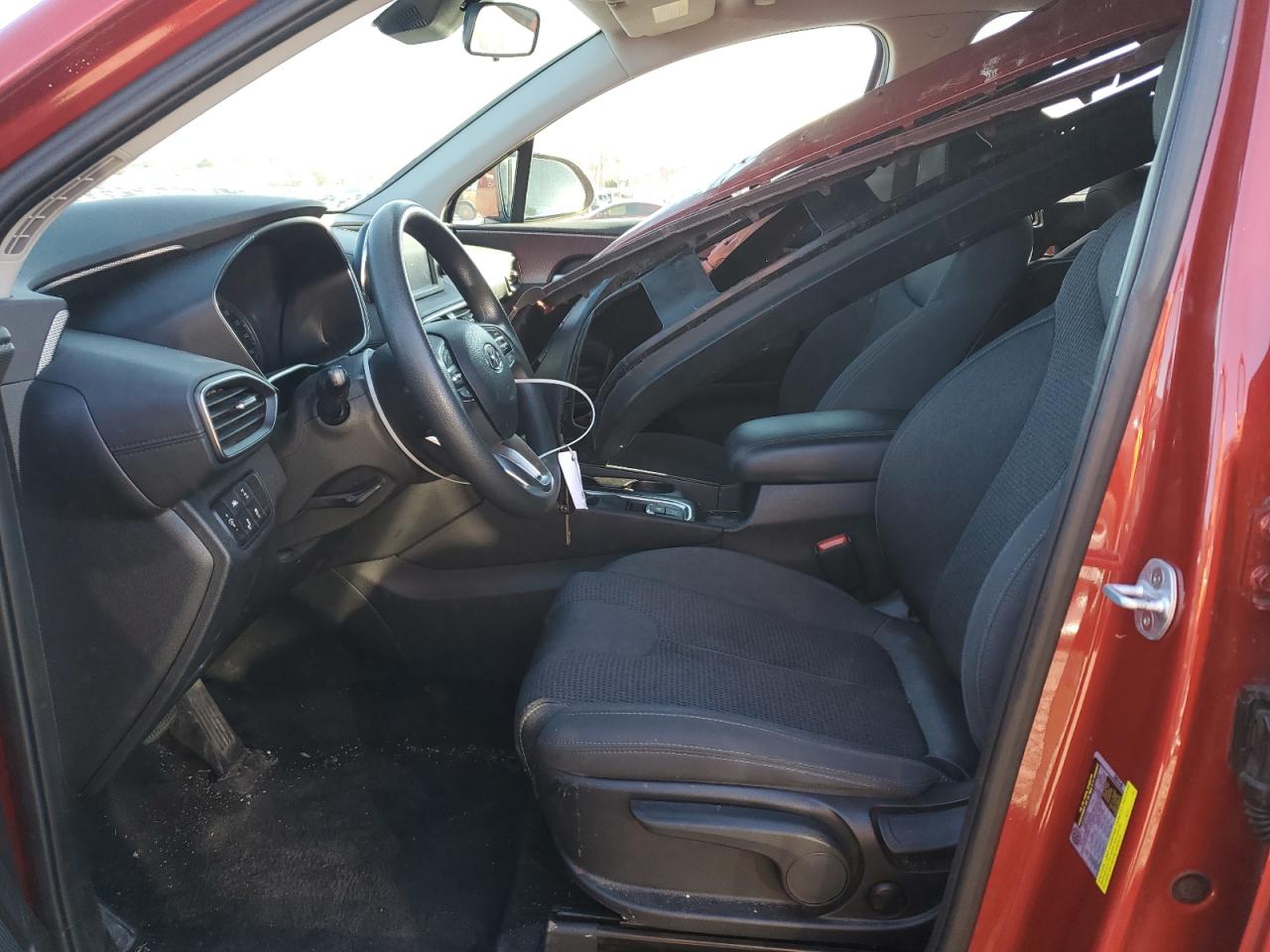 2019 Hyundai Santa Fe VIN 5NMS2CAD6KH097665 Copart auction photo, rear end / front end damage thumbnail 7