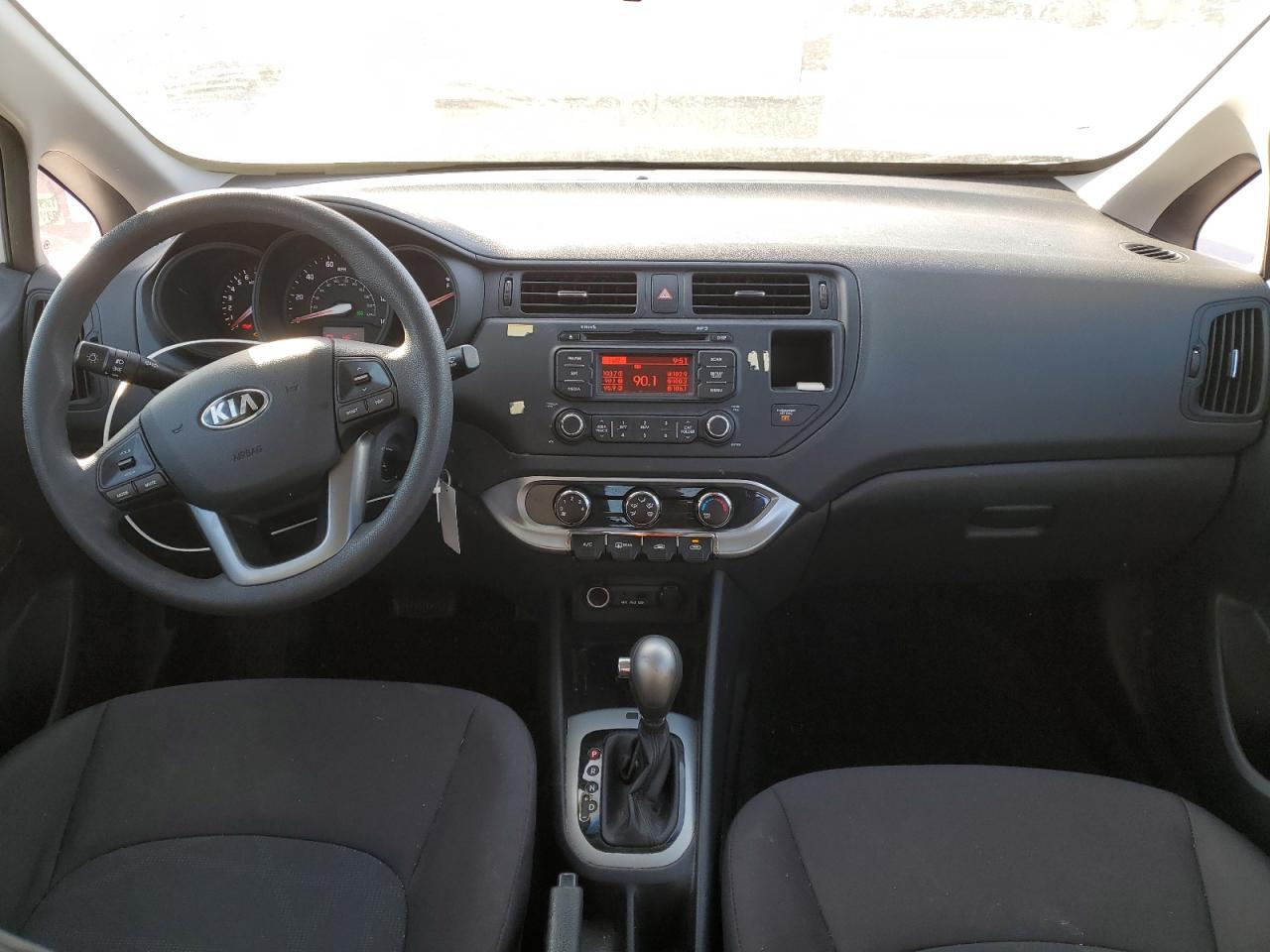 2013 KIA Rio VIN KNADM4A3XD6177984 Copart auction photo, undercarriage / front end damage thumbnail 8