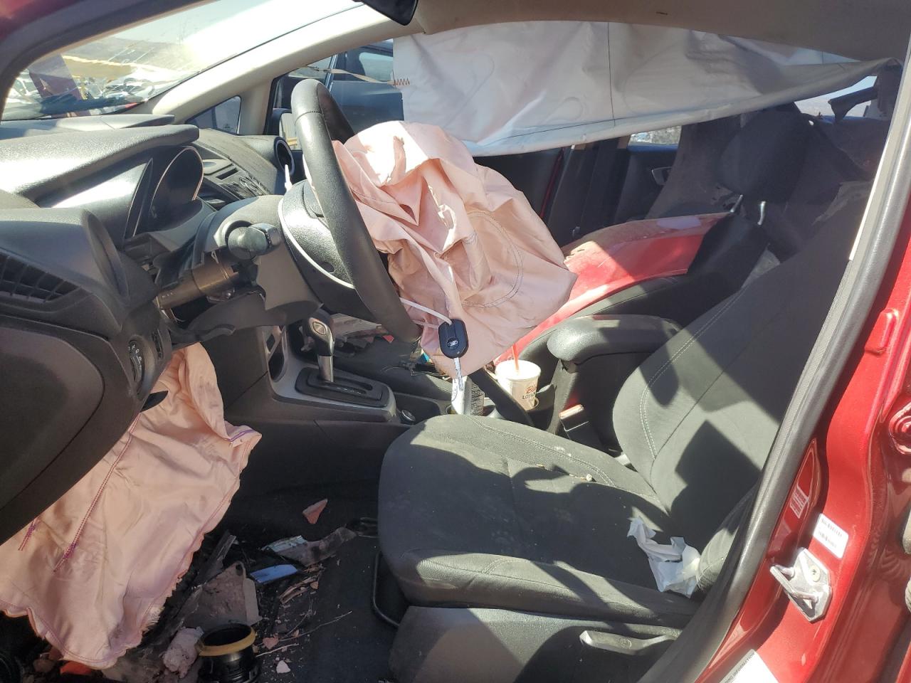 2016 Ford Fiesta VIN 3FADP4BJ6GM120196 Copart auction photo, front end damage thumbnail 7