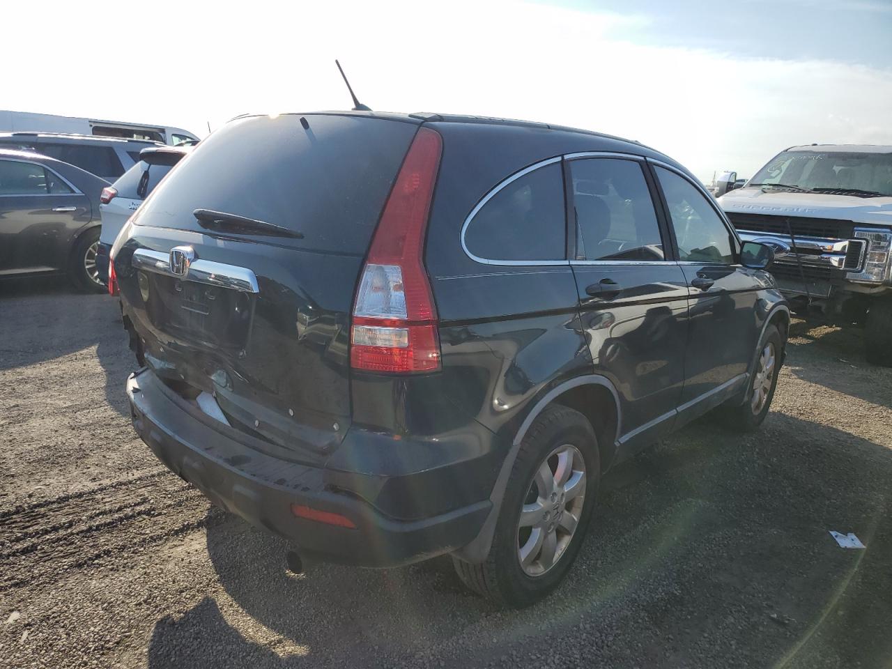 2008 Honda CR-V VIN 3CZRE38548G702110 Copart auction photo, water/flood / rear end damage thumbnail 3