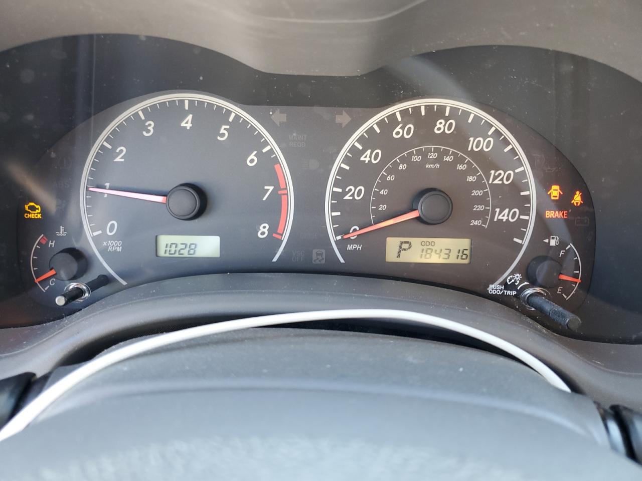 2009 Toyota Corolla VIN JTDBL40E599043115 Copart auction photo, mechanical damage thumbnail 9