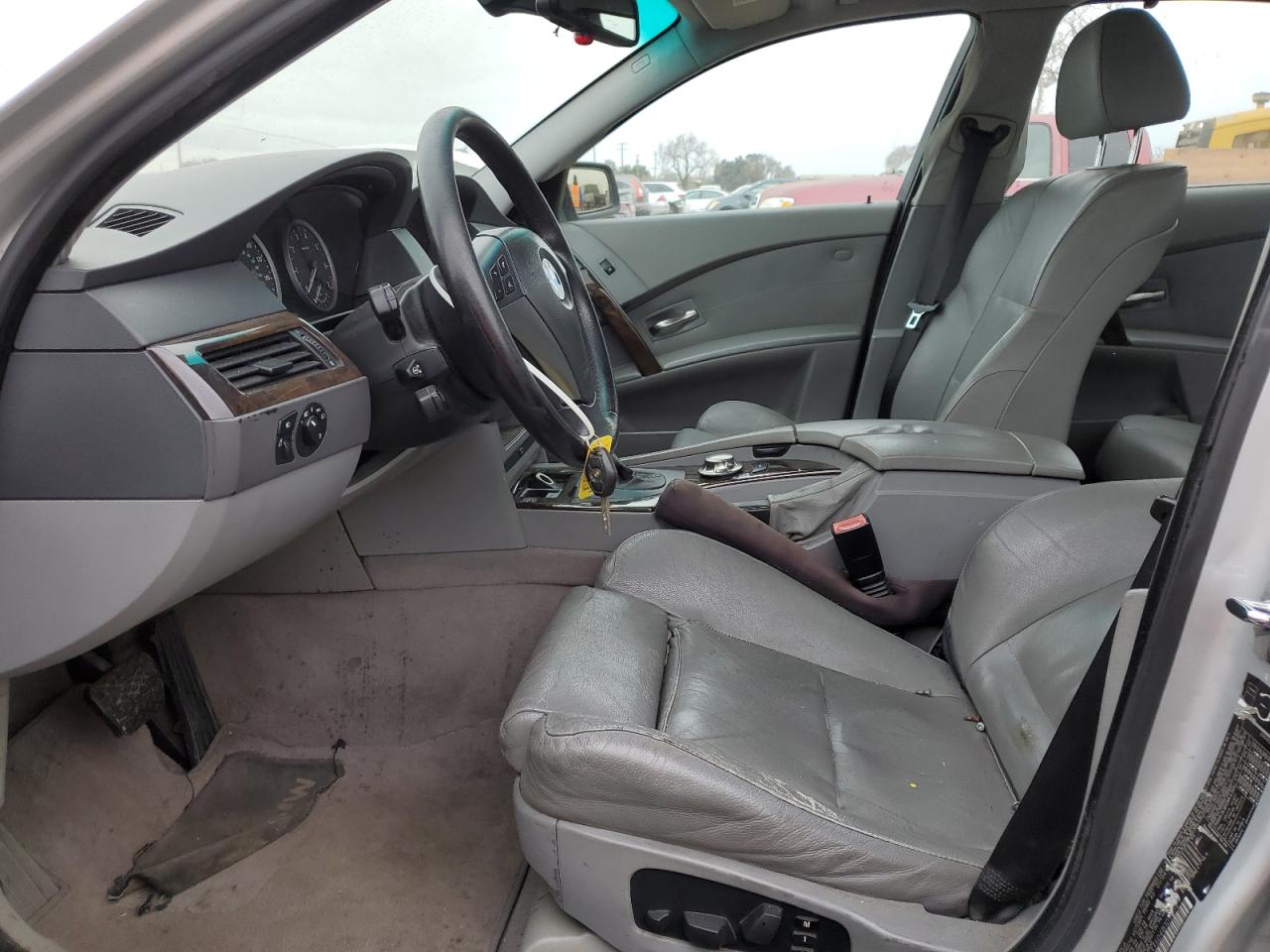 2004 BMW 5er VIN WBANB33504B109672 Copart auction photo, front end / side damage thumbnail 7