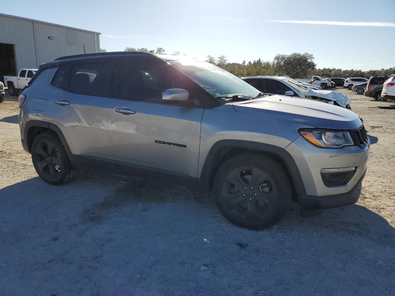 2019 Jeep Compass VIN 3C4NJCBB1KT782396 Copart auction photo, rear end damage thumbnail 4
