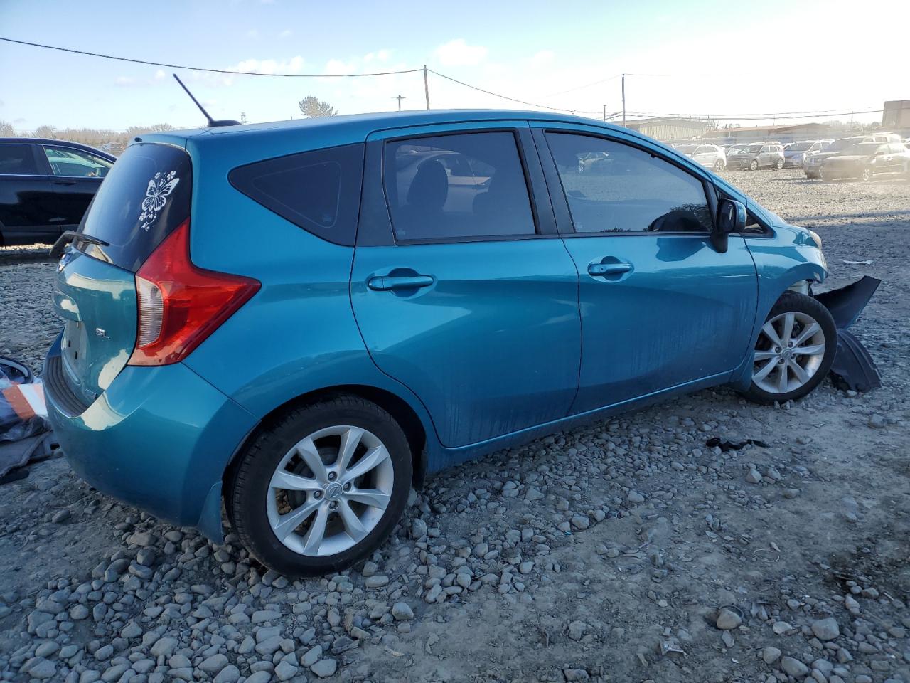 2014 Nissan Versa VIN 3N1CE2CP5EL363930 Copart auction photo, front end damage thumbnail 3