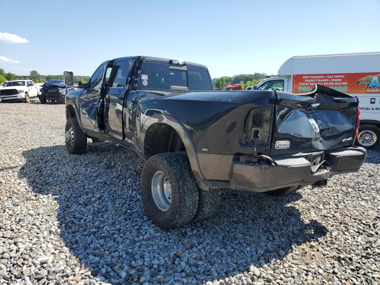 2021 RAM 3500 VIN 3C63RRKL0MG703041 Copart auction photo, rear end / side damage thumbnail 2