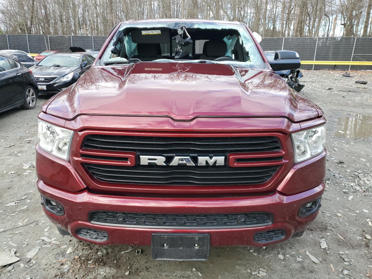 2021 RAM 1500 VIN 1C6SRFFT9MN826414 Copart auction photo, all over damage thumbnail 5