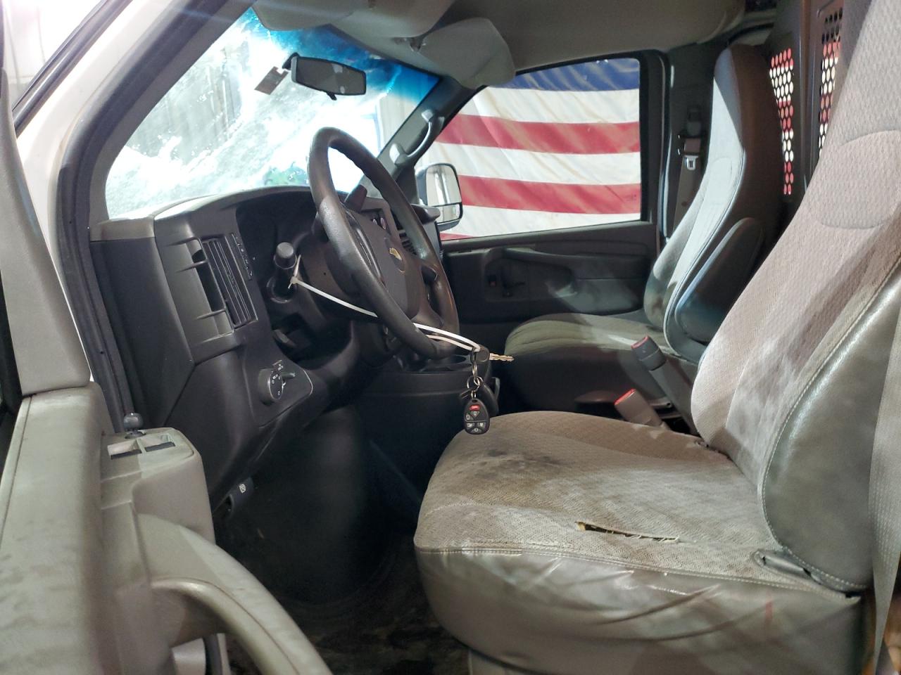 2014 Chevrolet Express VIN 1GCWGFBA8E1136439 Copart auction photo, rear end / front end damage thumbnail 7