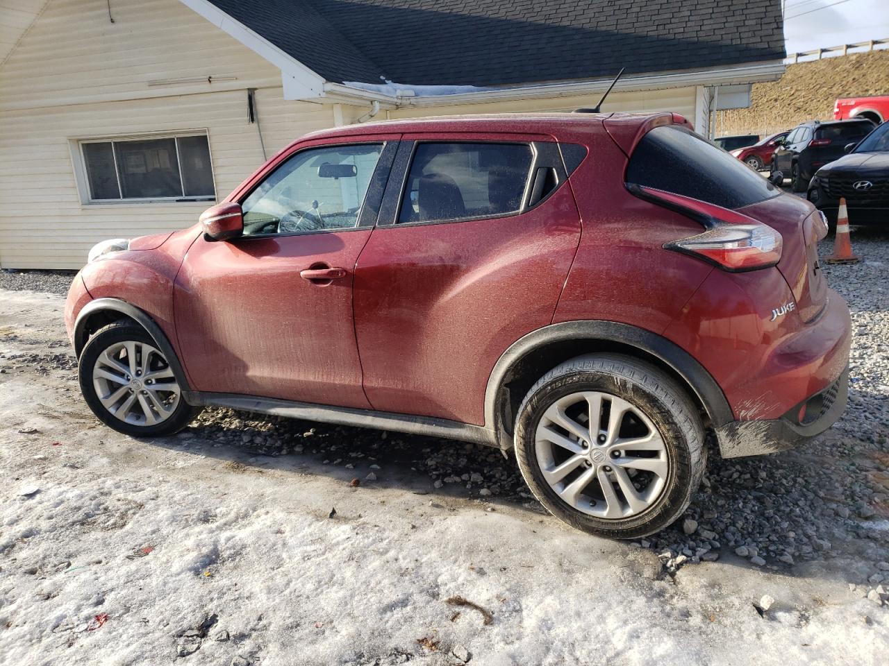 2016 Nissan Juke VIN JN8AF5MV8GT657633 Copart auction photo, front end / side damage thumbnail 2
